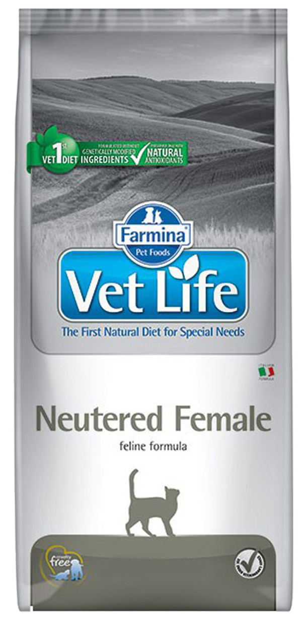 

Сухой корм для кошек Farmina Vet Life Feline Neutered Female домашняя птица 5 кг
