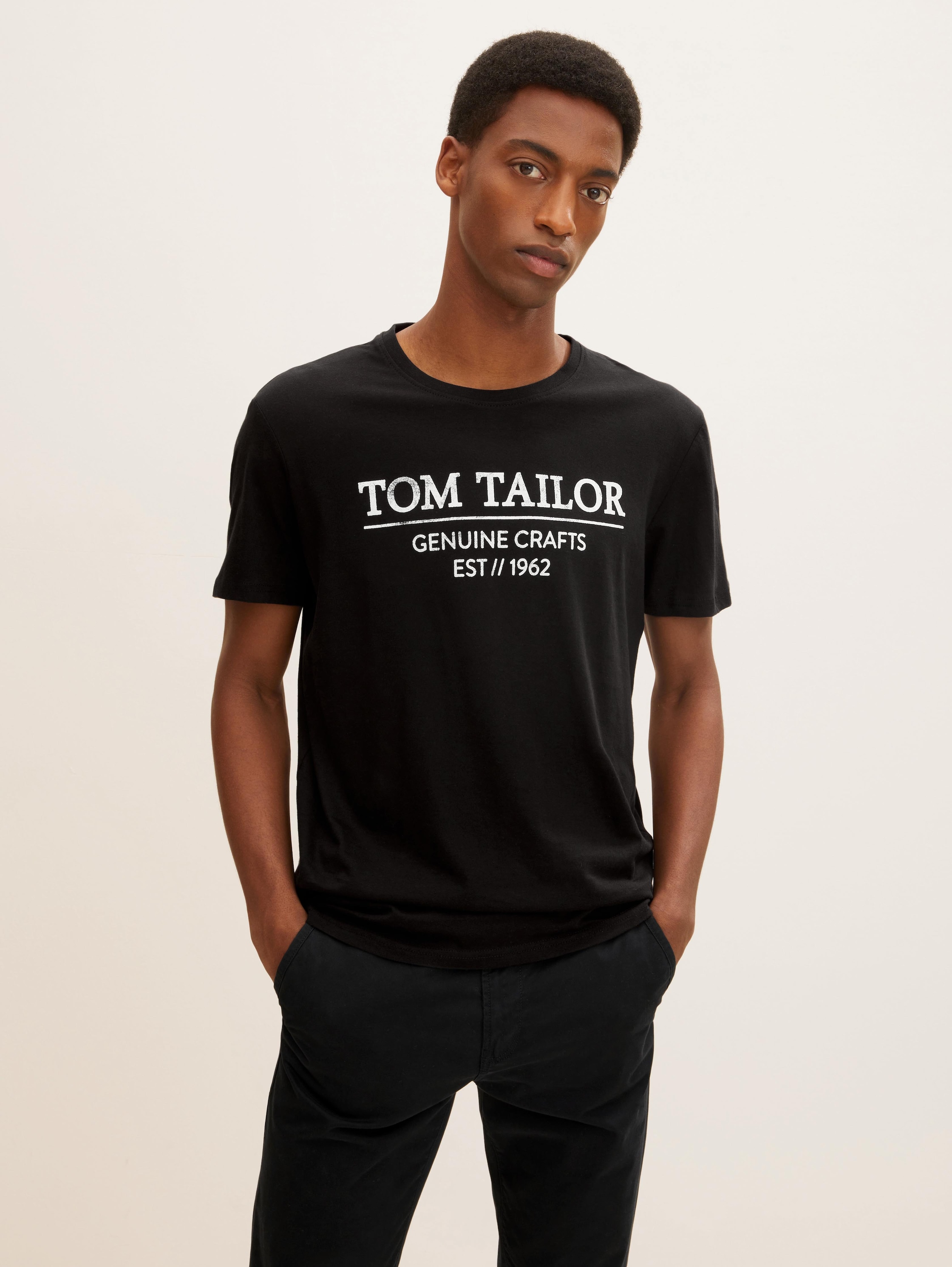 

Футболка мужская TOM TAILOR 1021229 черная 3XL, 1021229