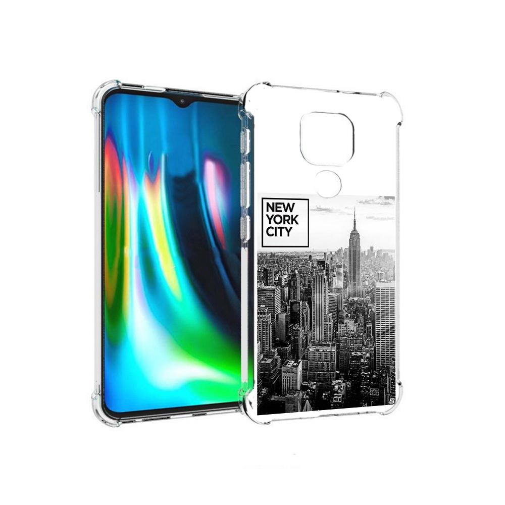 

Чехол MyPads Tocco для Motorola Moto E7 Plus черно белый ньюерк (PT155921.339.686), Прозрачный, Tocco