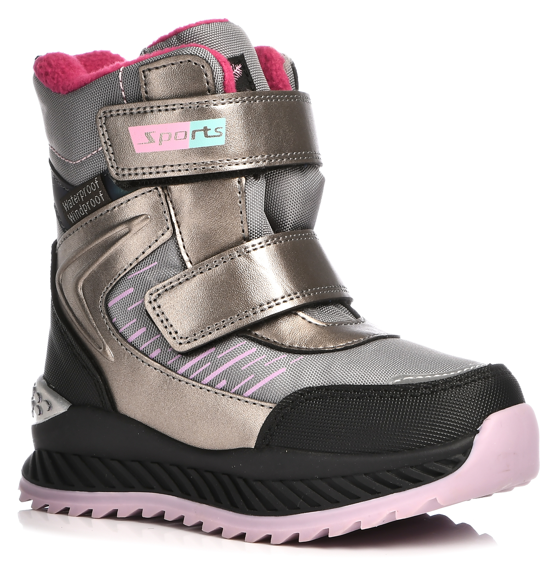 Ботинки Tom-Miki для девочек, размер 28, коричневый, T-10784-K ботинки утепленные мужские geox u ghiacciaio d коричневый