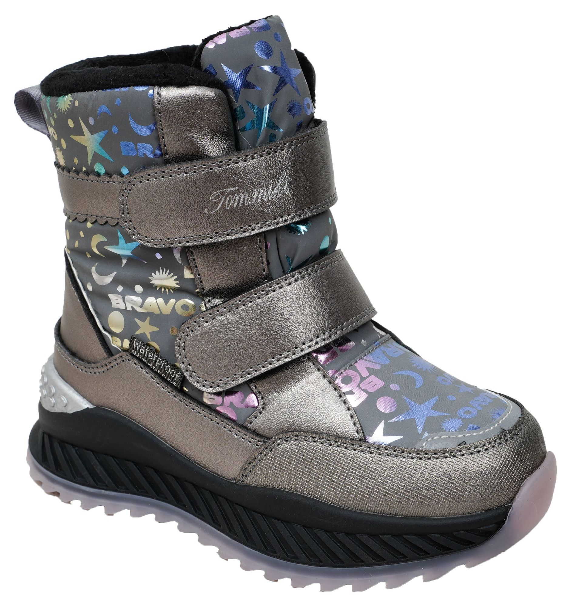 Ботинки Tom-Miki для девочек, размер 29, коричневый, T-10782-K ботинки утепленные мужские geox u ghiacciaio d коричневый