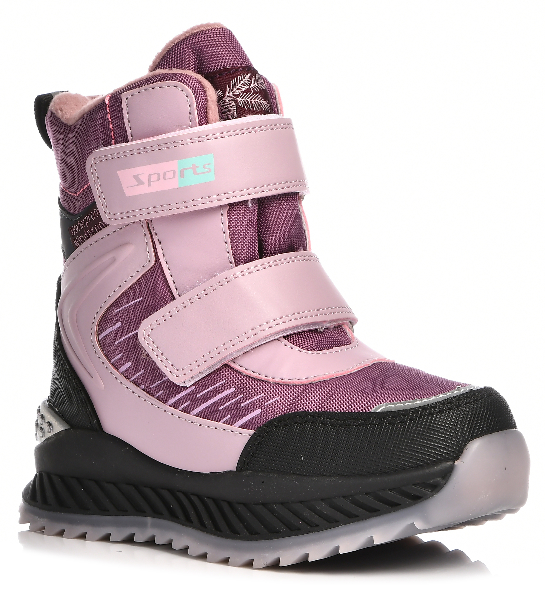Ботинки Tom-Miki для девочек, размер 29, розовый и фиолетовый, T-10784-M