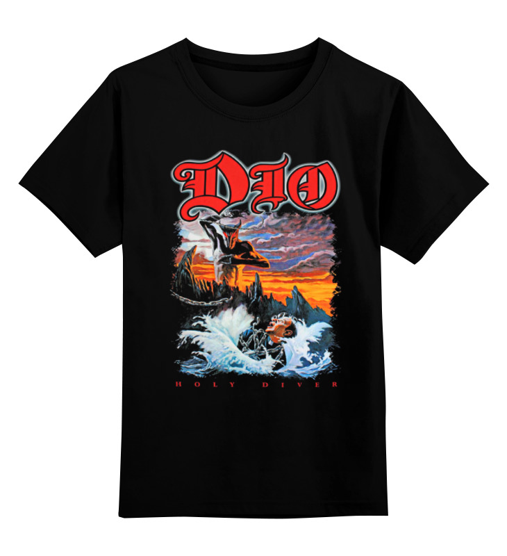 

Футболка детская Printio Ronnie james dio цв. черный р. 104, Ronnie james dio