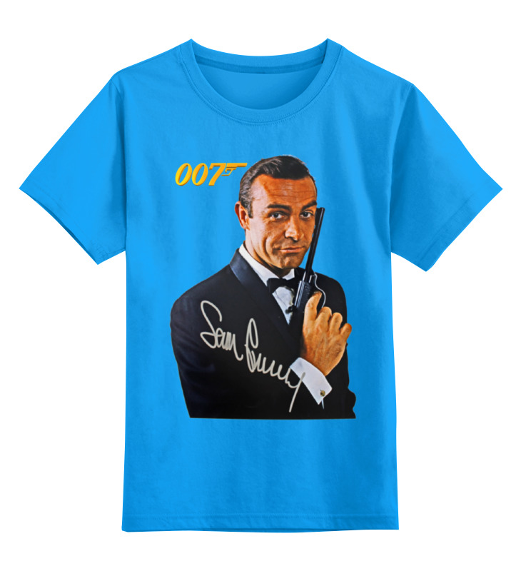 

Футболка детская Printio James bond цв. голубой р. 104, James bond