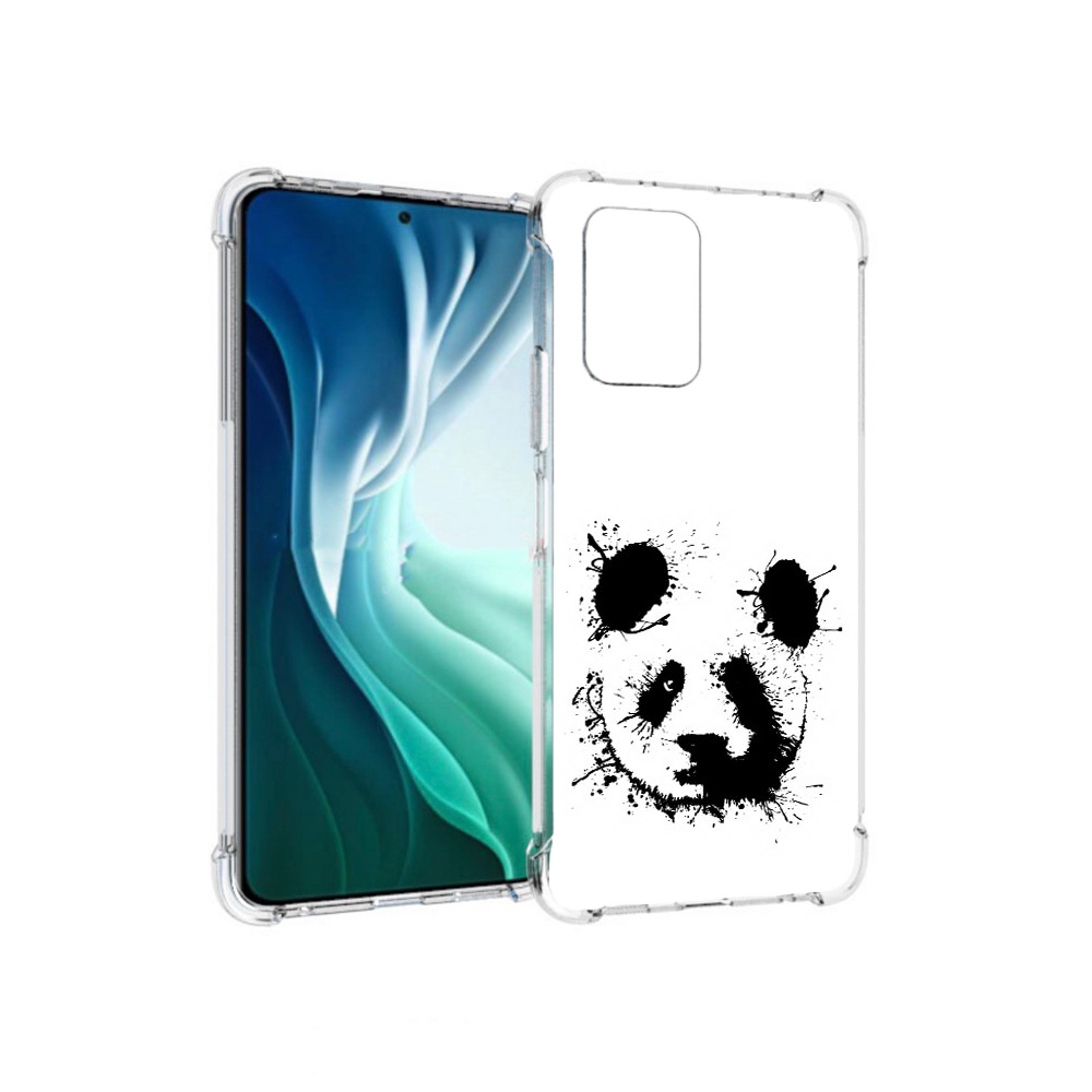 Чехол MyPads Tocco для Xiaomi Redmi Note 10 Pro 5G клякса-панда (PT162244.283.389)