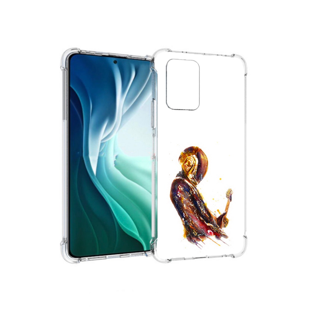 Чехол MyPads Tocco для Xiaomi Redmi Note 10 Pro 5G космо-музыкант (PT162244.283.393)