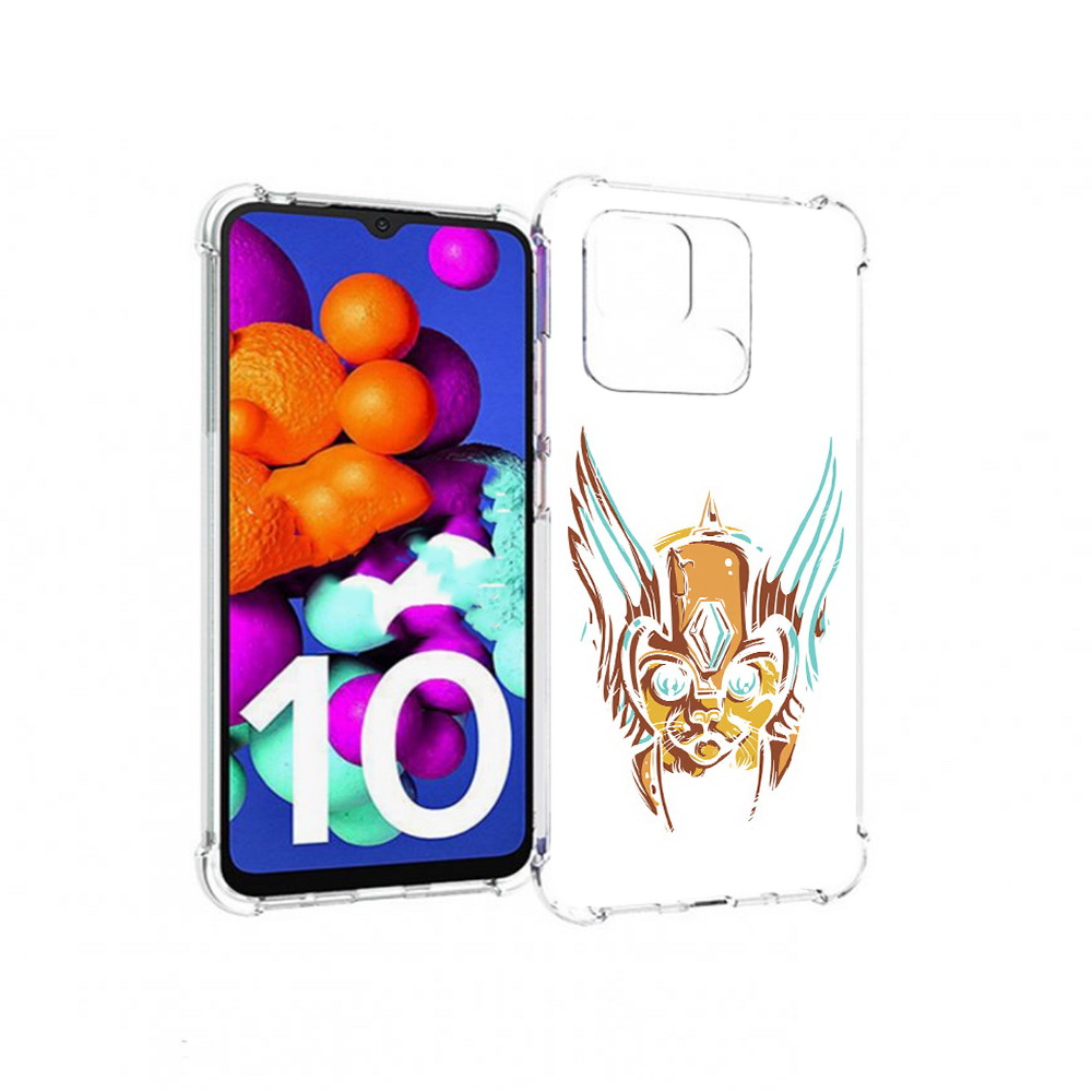 

Чехол MyPads Tocco для Xiaomi Redmi 10C тор абстракция, Прозрачный, Tocco