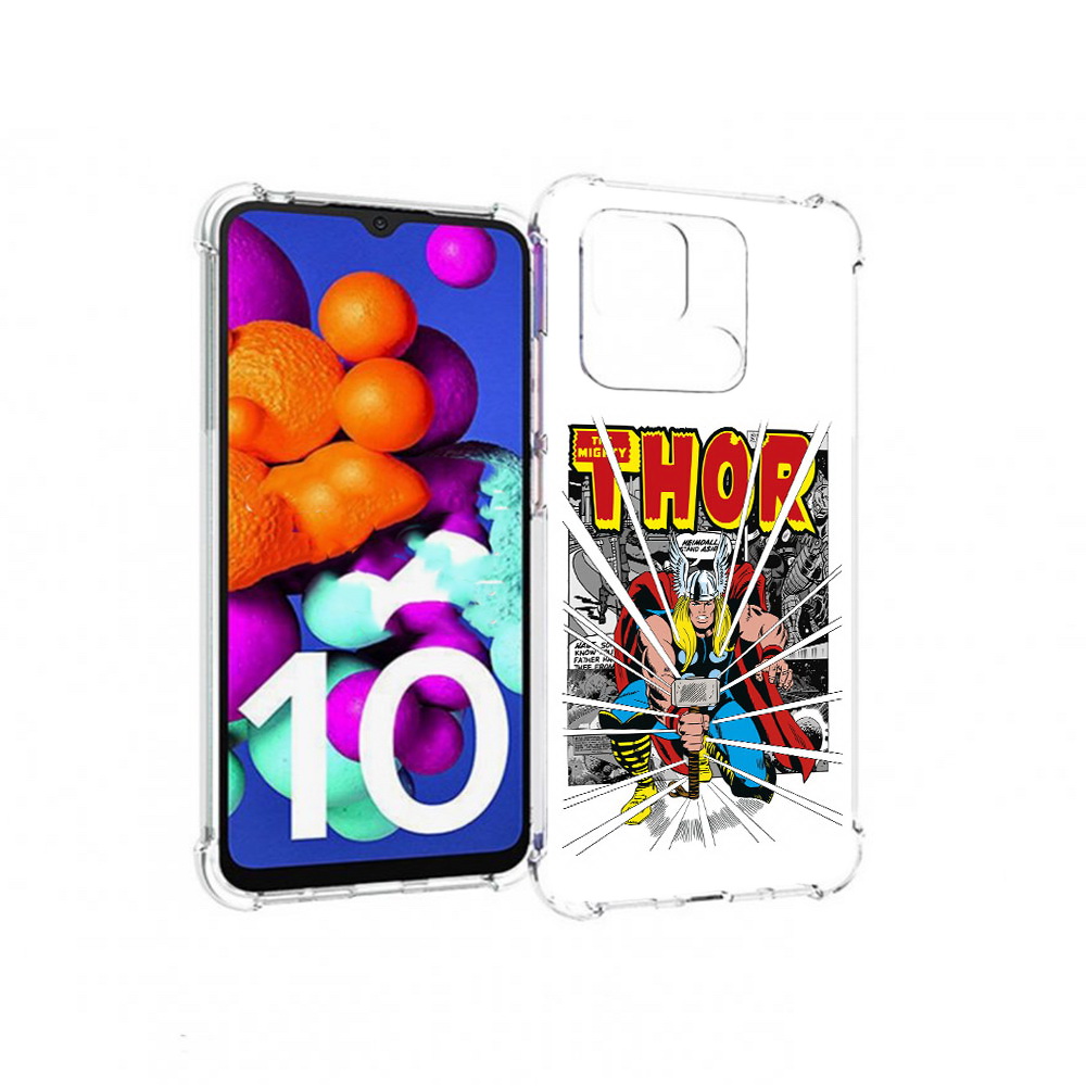 

Чехол MyPads Tocco для Xiaomi Redmi 10C тор рисунок, Прозрачный, Tocco