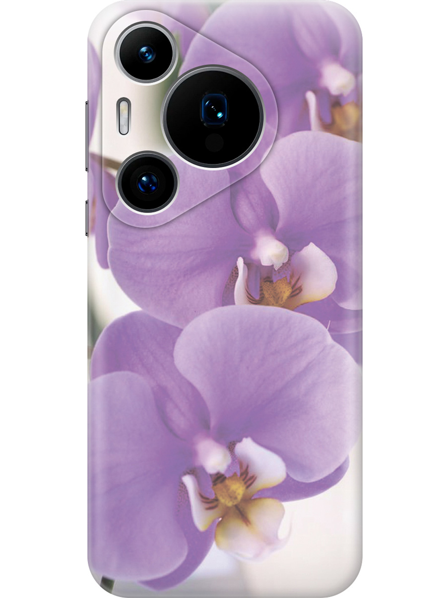 

Силиконовый чехол на Huawei Pura 70 Pro / 70 Pro+ с принтом "Сиреневые орхидеи", Прозрачный;фиолетовый;серый, 782625221