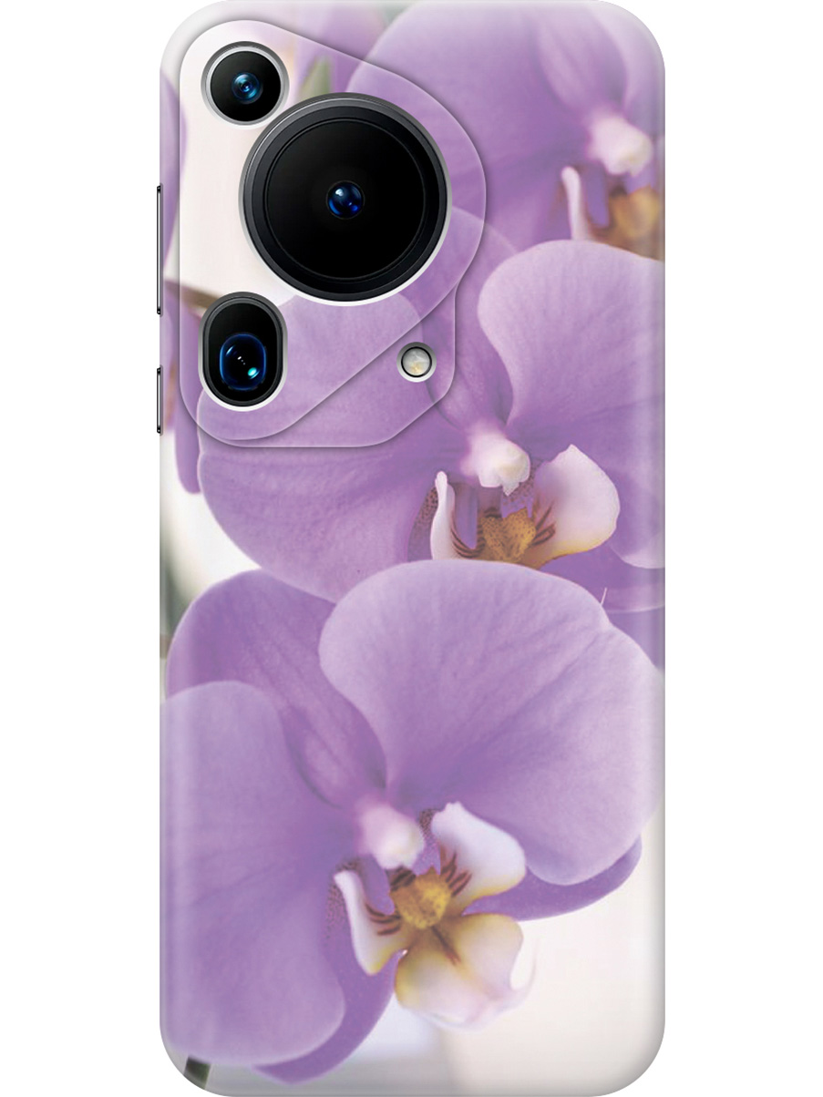 

Силиконовый чехол на Huawei Pura 70 Ultra с принтом "Сиреневые орхидеи", Прозрачный;фиолетовый;серый, 782625821
