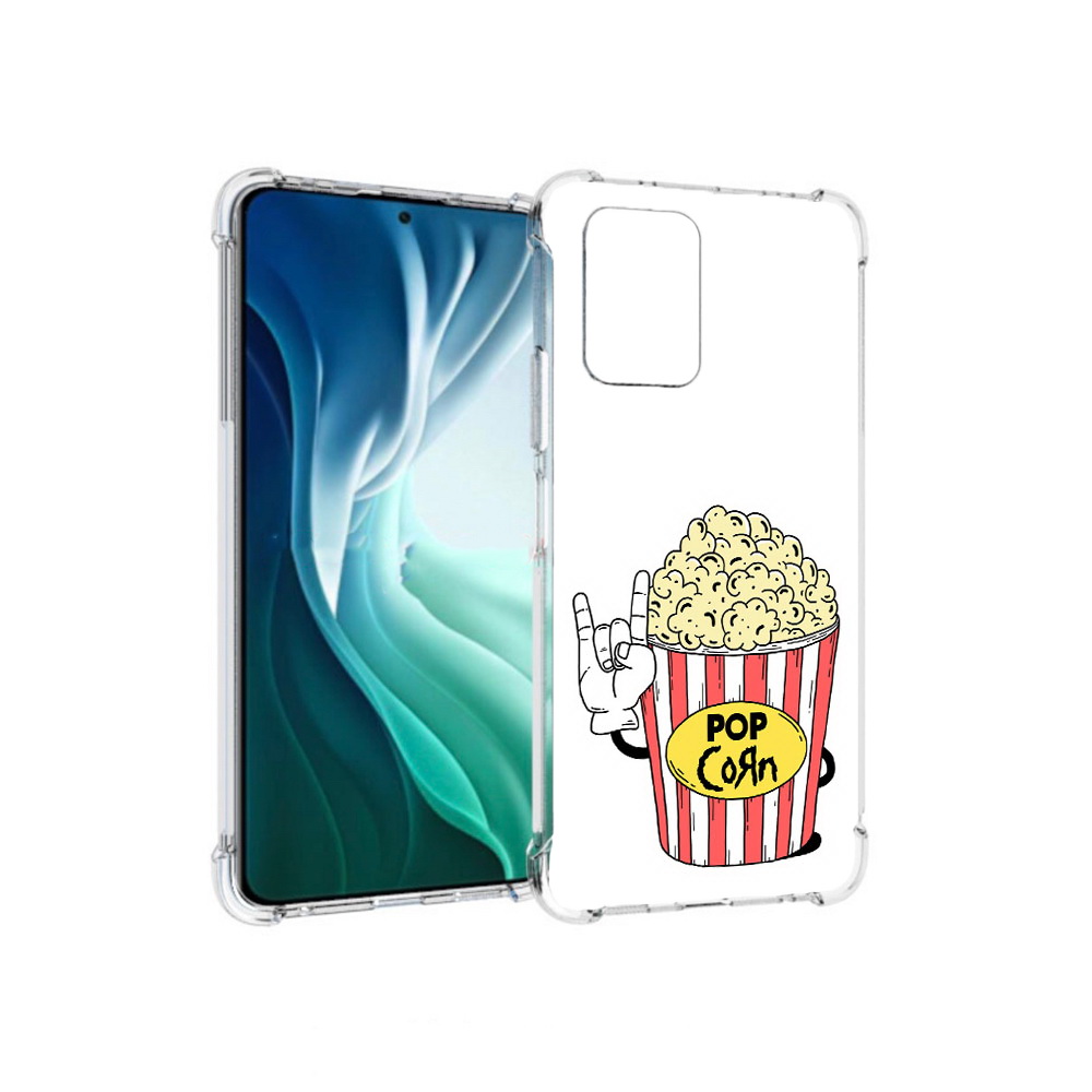 Чехол MyPads Tocco для Xiaomi Redmi Note 10 Pro 5G крутой попкорн (PT162244.283.427)