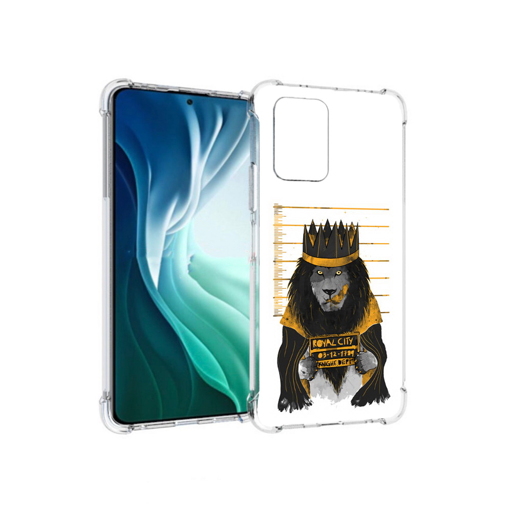 Чехол MyPads Tocco для Xiaomi Redmi Note 10 Pro 5G лев в законе (PT162244.283.435)