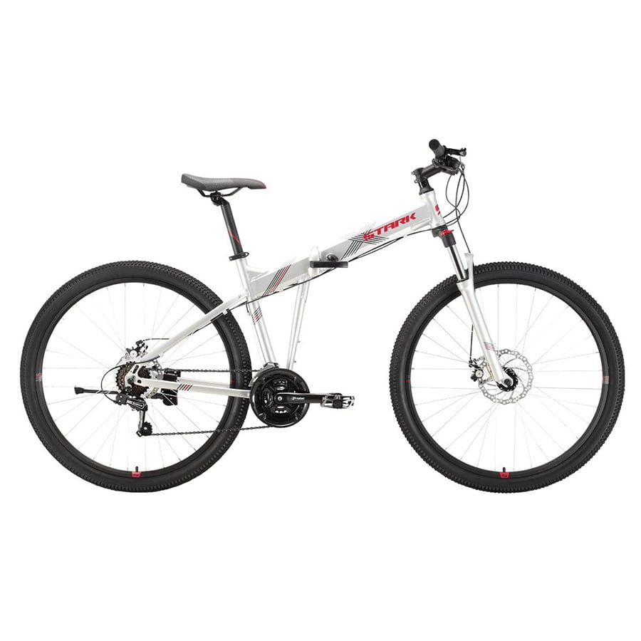 

Велосипед Stark'21 Cobra 29.2 D серебристый/красный 18"(HD00000250), Cobra 29.2 D