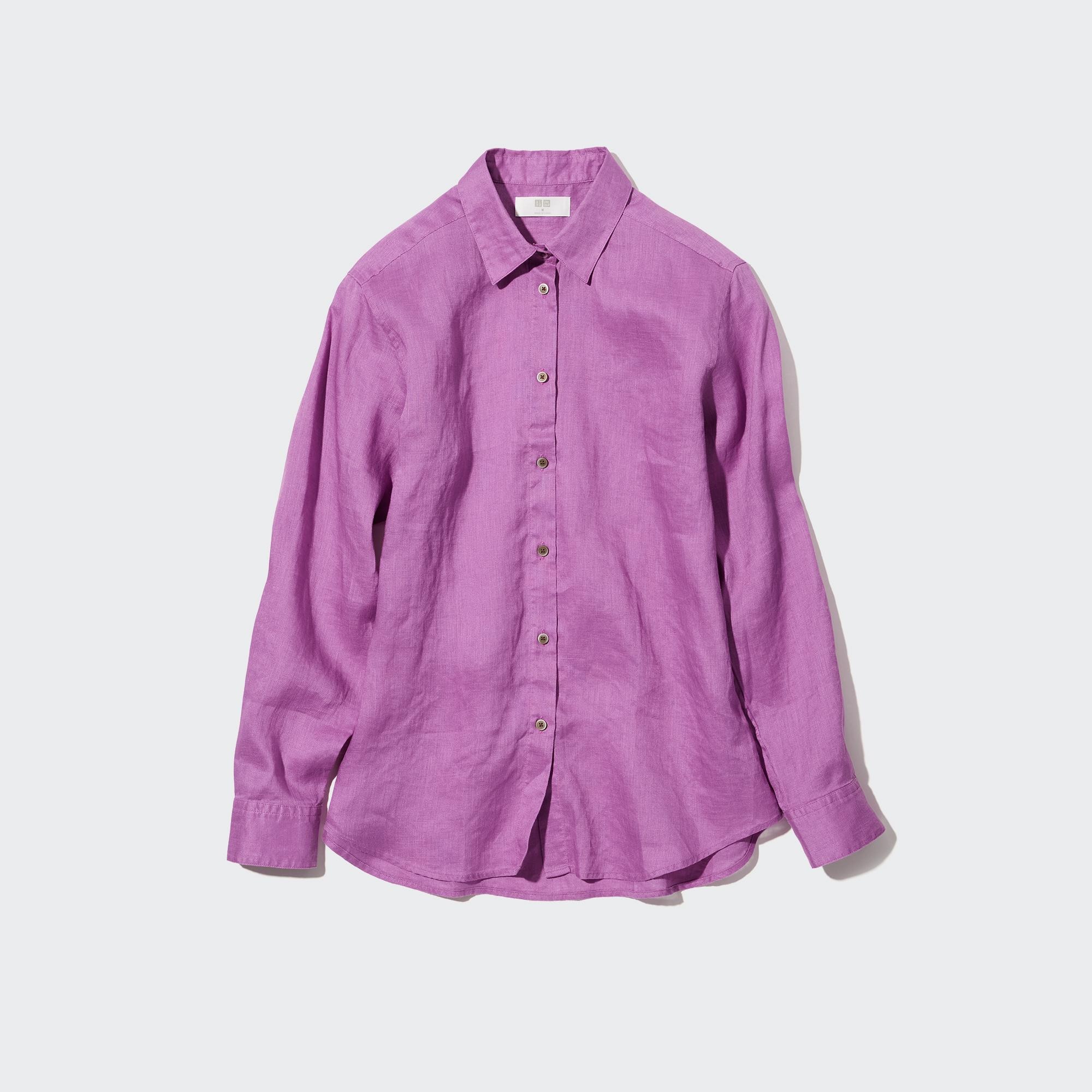 

Рубашка женская UNIQLO 446845COL12 розовая XS (доставка из-за рубежа), 446845COL12