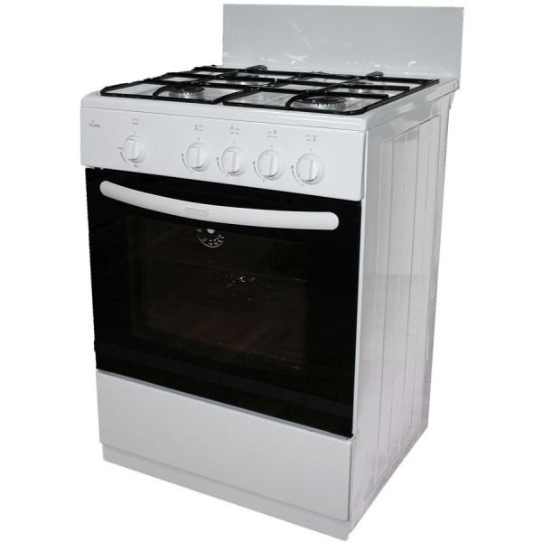 фото Газовая плита flama classico hg6401w white/black