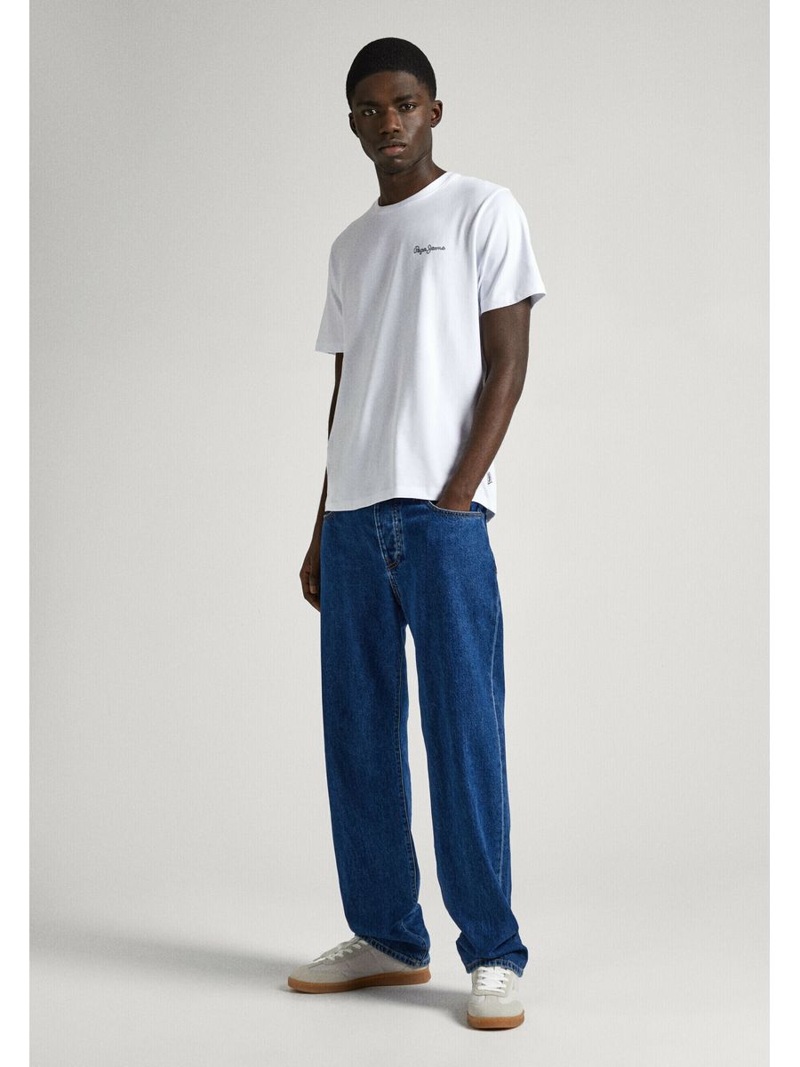 

Футболка мужская Pepe Jeans PE122O0MD белая S, Белый, PE122O0MD