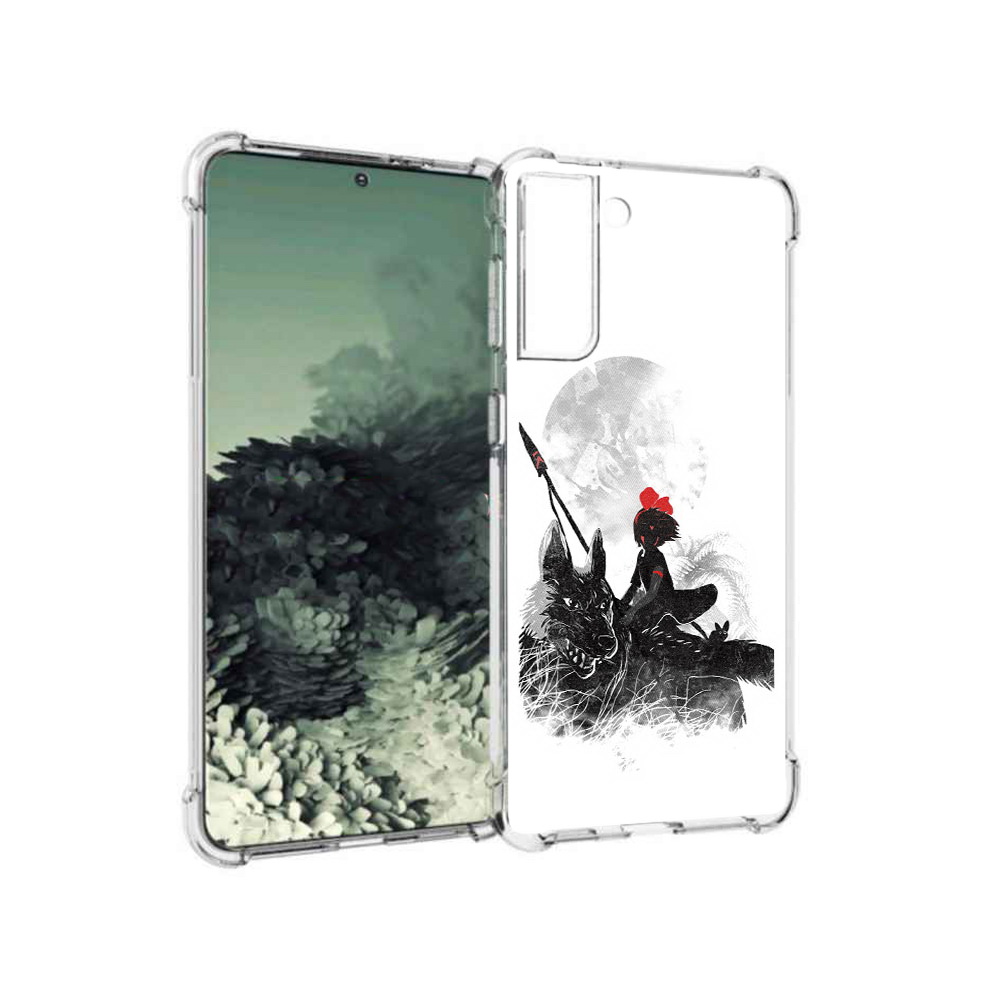 

Чехол MyPads Tocco для Samsung Galaxy S21+ мононоке (PT157355.533.481), Прозрачный, Tocco