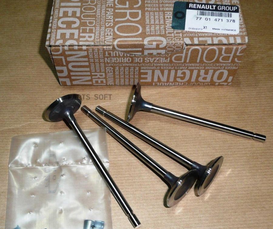 

Клапана Впускные (Комп. 4 Шт.) Renault Simbol 7701 471 378 RENAULT арт. 7701 471 378