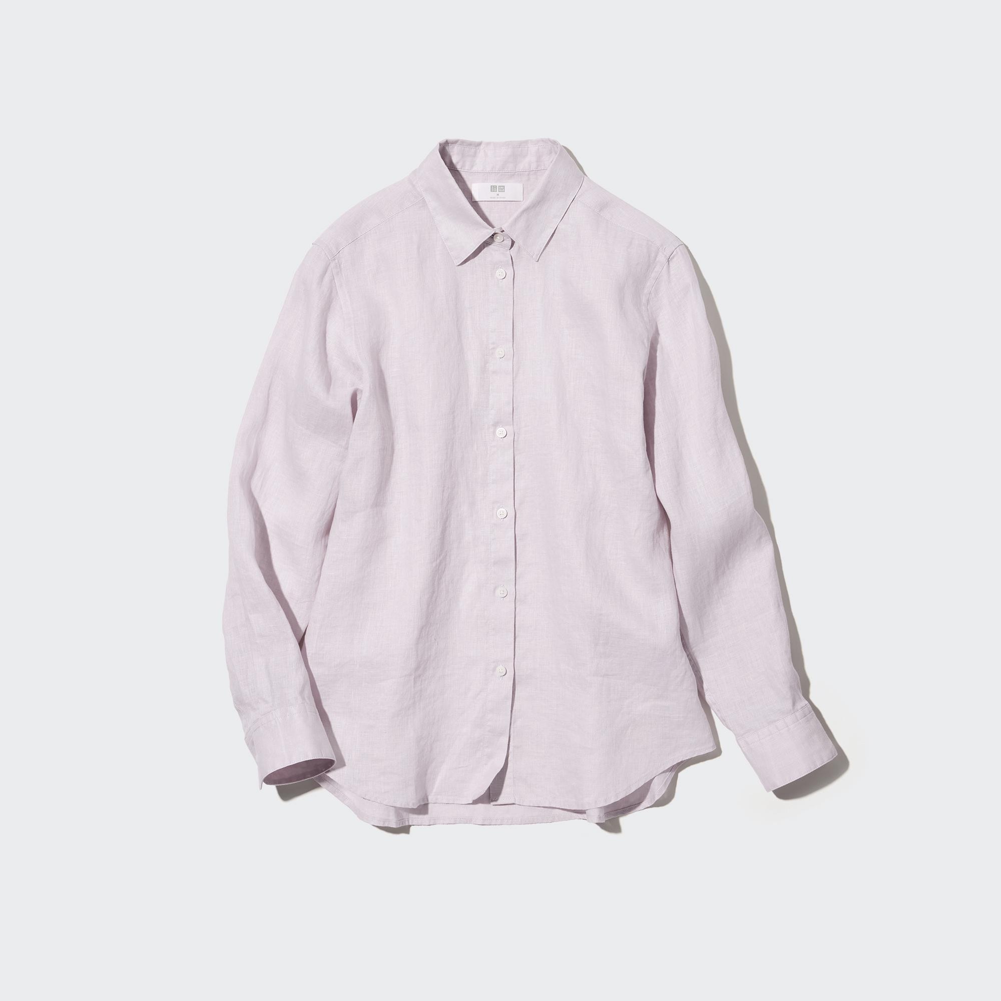 

Рубашка женская UNIQLO 446845COL02 серая M (доставка из-за рубежа), Серый, 446845COL02