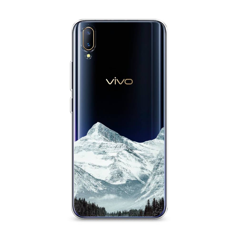 

Чехол на Vivo V11 "Горы арт 1", Белый;зеленый, 260850-2