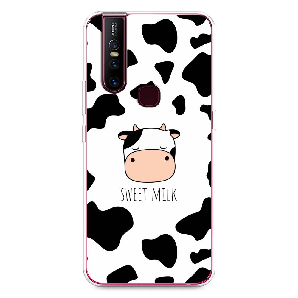 

Чехол для Vivo V15 "Sweet milk", Розовый;белый;черный, 261050-1