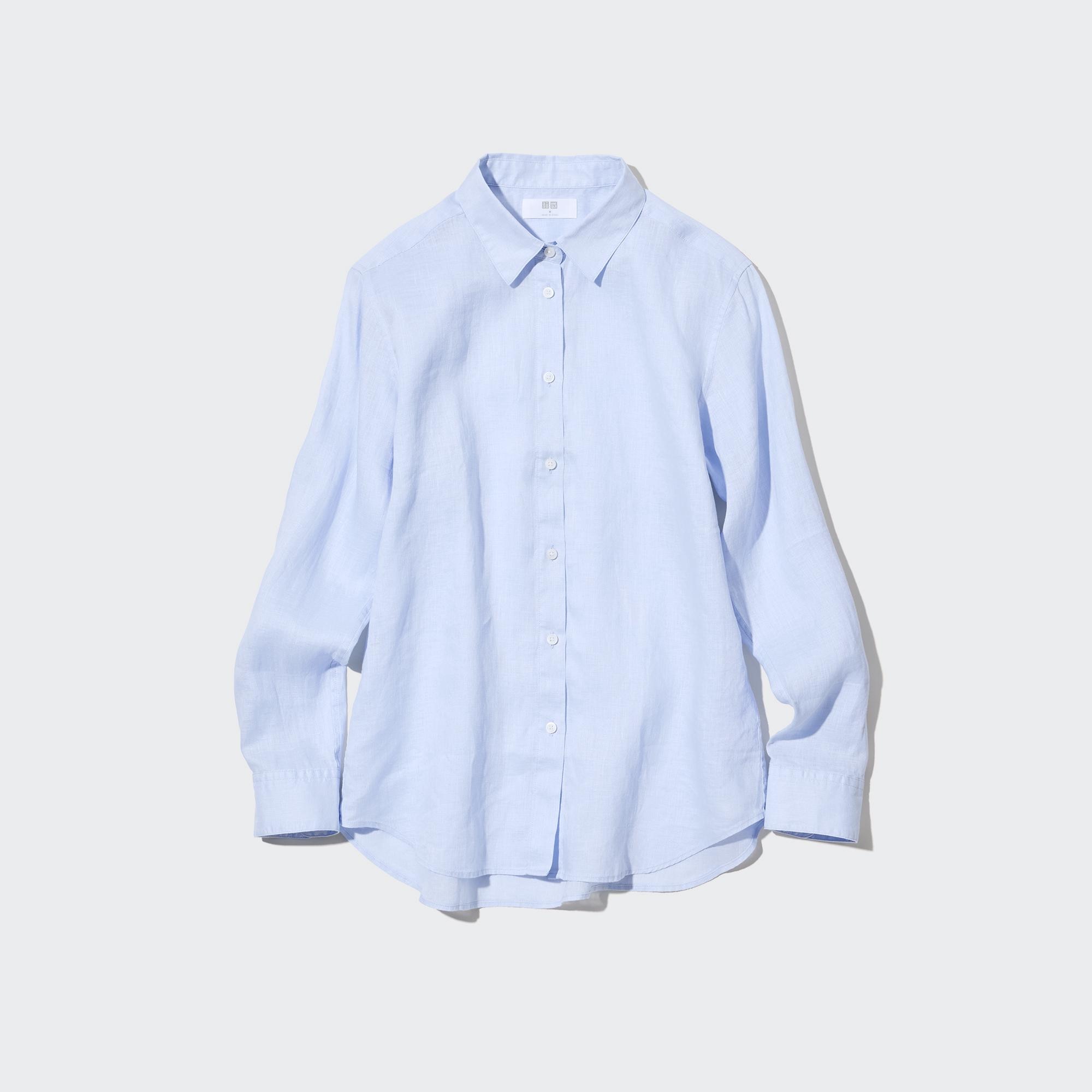 

Рубашка женская UNIQLO 446845COL60 синяя XL (доставка из-за рубежа), 446845COL60