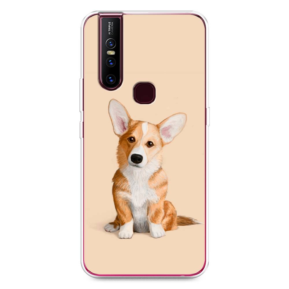 

Чехол для Vivo V15 "Грустный Корги", Коричневый;бежевый, 261050-1