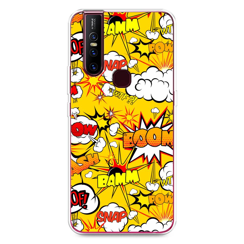 

Чехол для Vivo V15 "Поп Арт эффекты", Желтый;белый;оранжевый, 261050-6