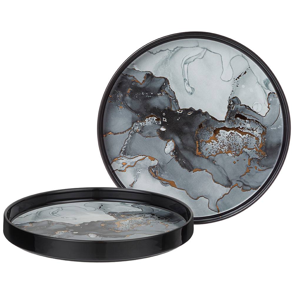 

Набор тарелок закусочных Lefard Moon Art 2 штуки 20,5 см черный