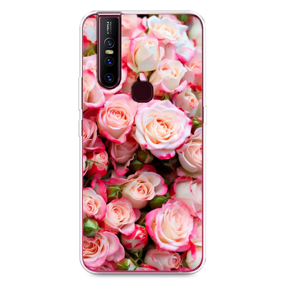 

Чехол для Vivo V15 "Много роз", Розовый, 261050-2