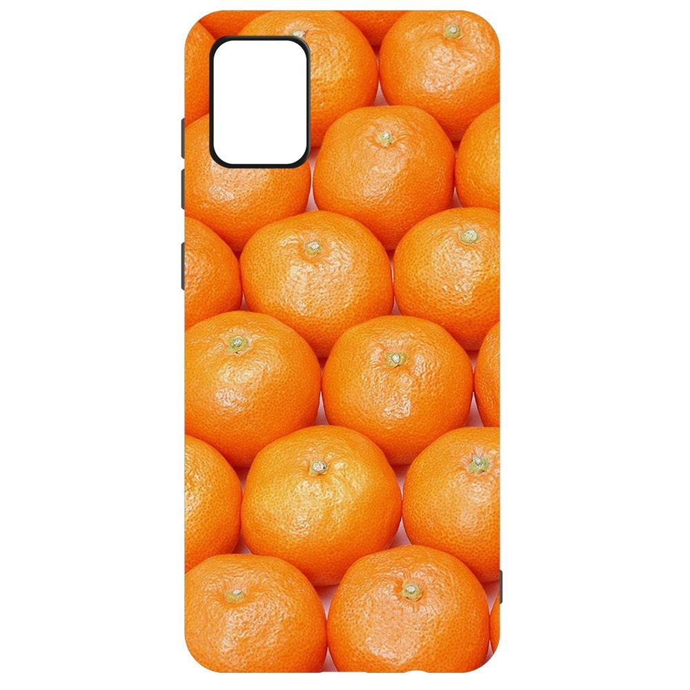 

Чехол-накладка Krutoff Софт Кейс Мандаринки для Samsung Galaxy A31 (A315) черный