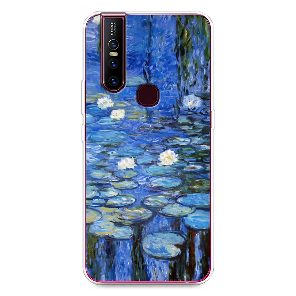 

Чехол для Vivo V15 "Нарисованный пруд", Синий;зеленый, 261050-4