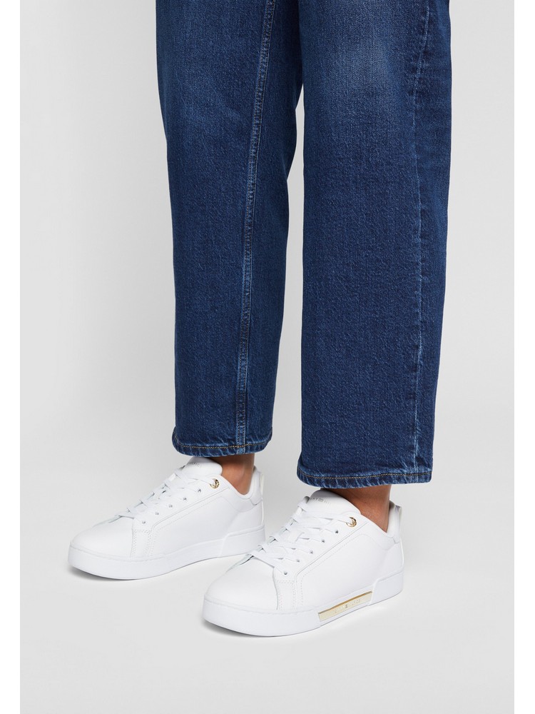 

Кеды женские Tommy Hilfiger TO111A0ZV белые 41 EU, Белый, TO111A0ZV