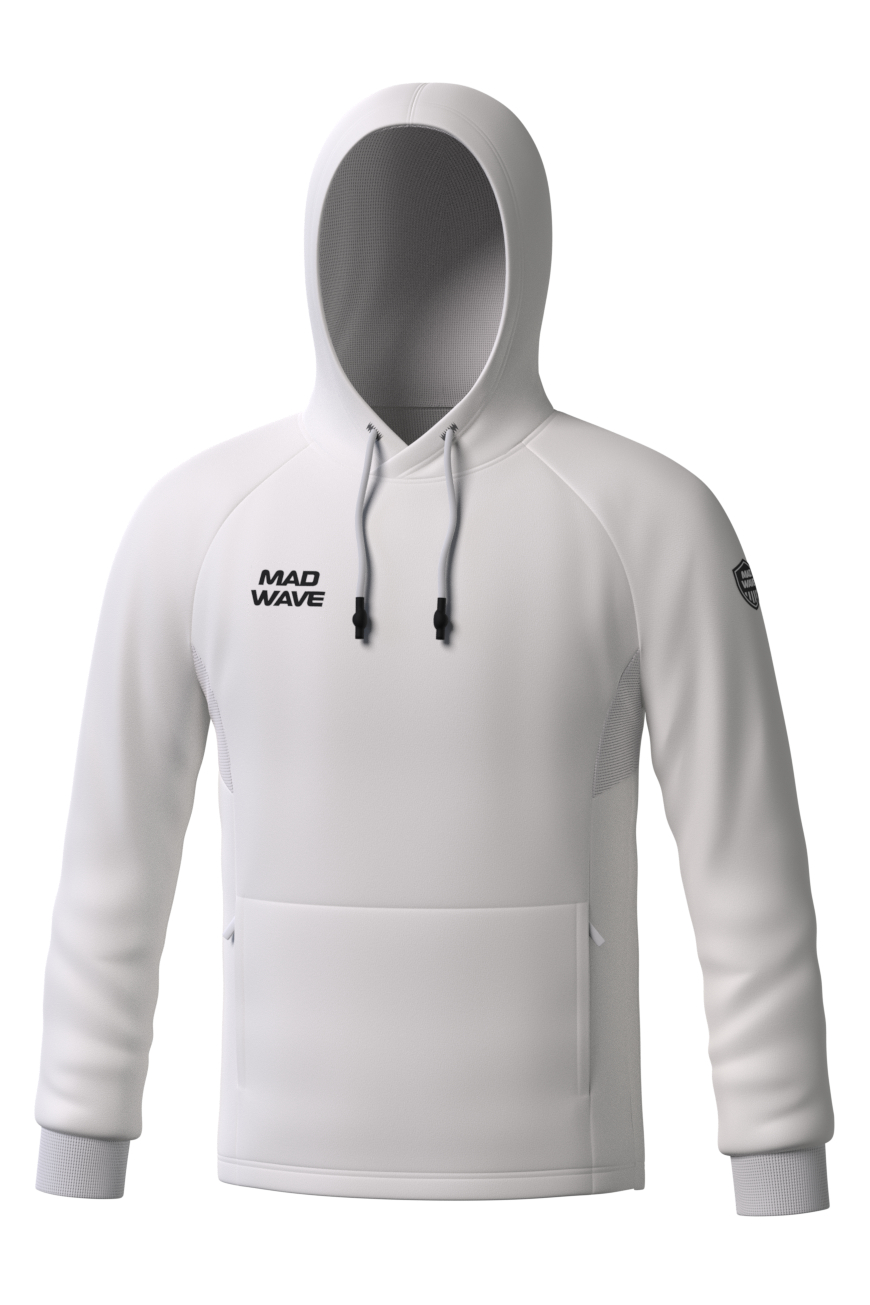 

Куртка мужская Mad Wave Flex hoodie белая L, Белый, Flex hoodie