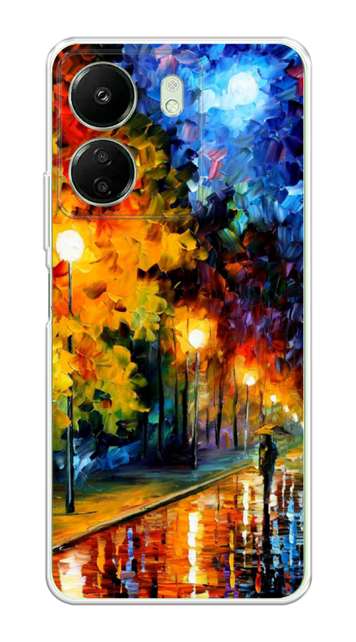 

Чехол на Xiaomi Redmi 13C, Poco C65 "Безлюдная улочка", Оранжевый;желтый;синий, 320550-1