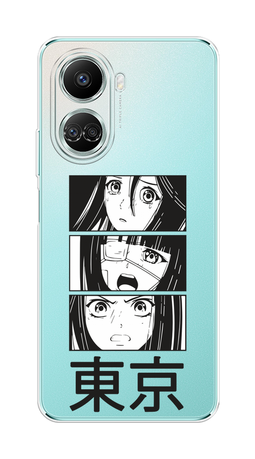 

Чехол на Huawei nova 10 SE "Tokyo girls", Белый;черный;прозрачный, 6109650-1