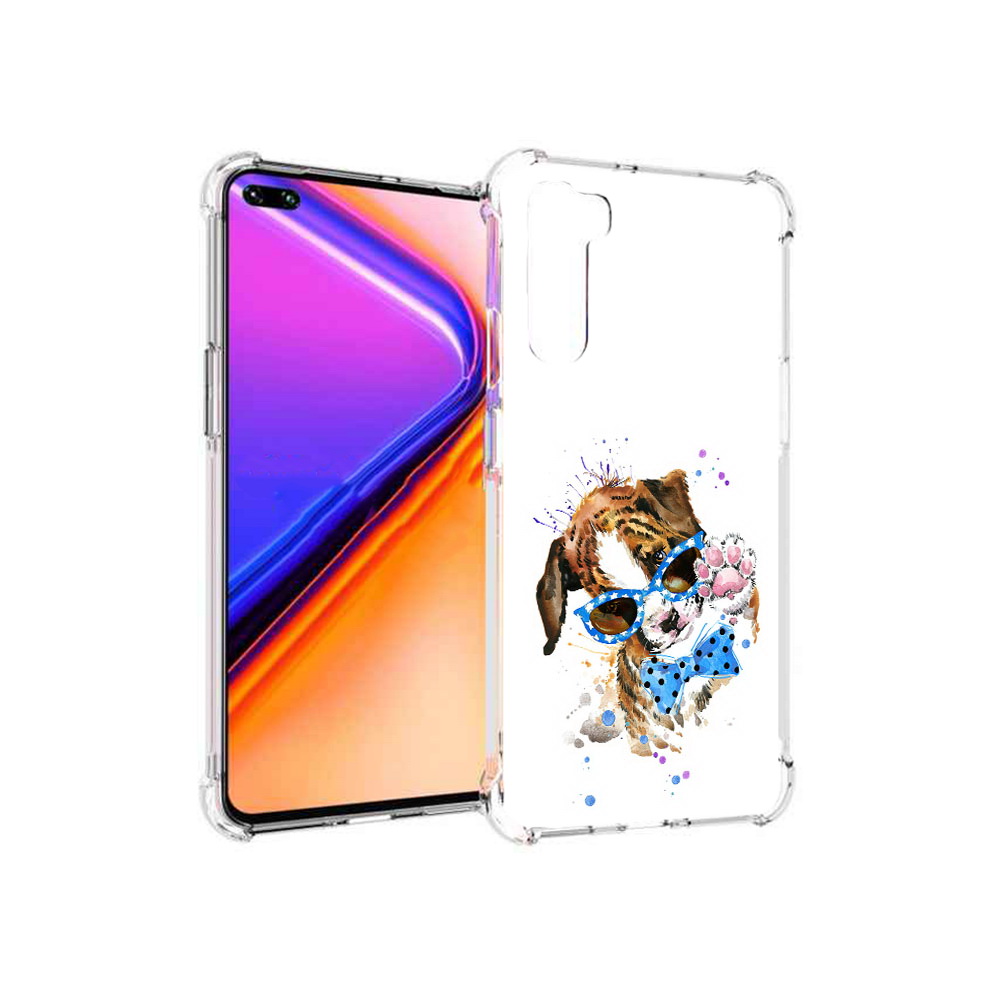 

Чехол MyPads Tocco для OnePlus Nord лапочка (PT227045.136.434), Прозрачный, Tocco