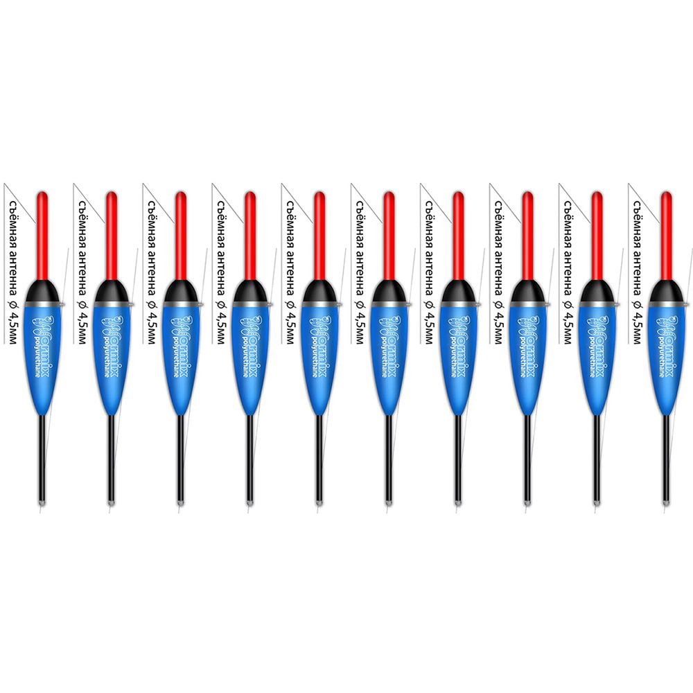 

Поплавок Wormix 116, 3 гр съёмная антенна диаметр 4.5 мм 10 шт, Разноцветный, 116