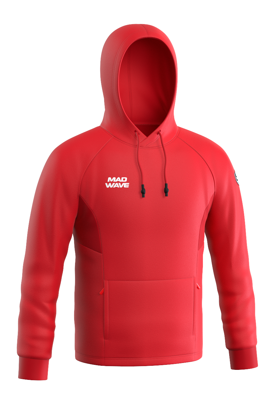 Куртка мужская Mad Wave Flex hoodie красная XS