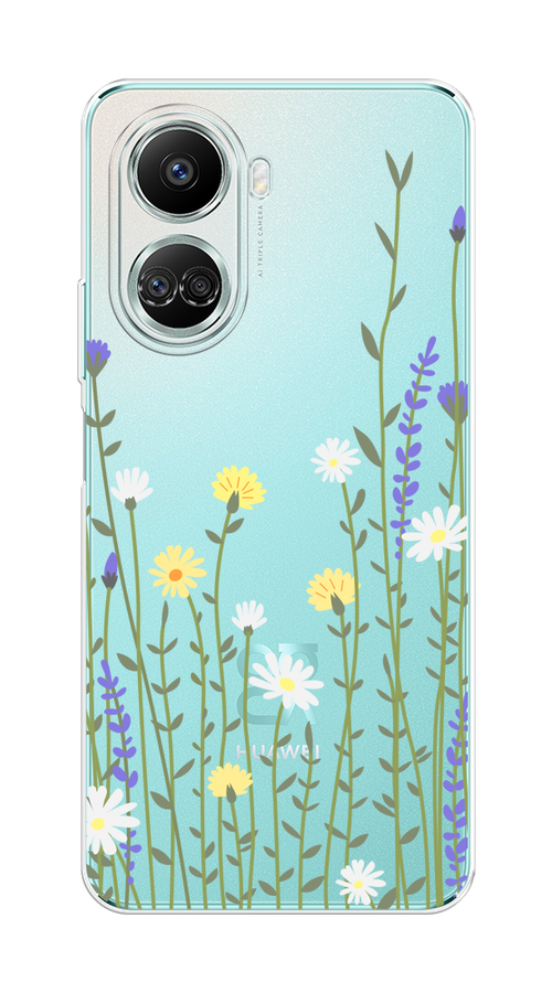 

Чехол на Huawei nova 10 SE "Ромашка и лаванда", Зеленый;желтый;прозрачный, 6109650-1