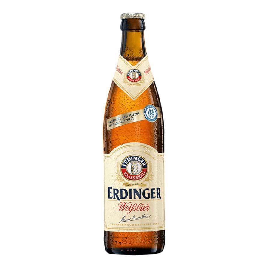 

Безалкогольное пиво Erdinger светлое пшеничное нефильтрованное 0,4%, 0,5 л