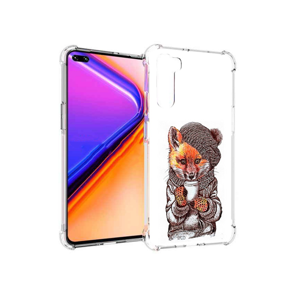 

Чехол MyPads Tocco для OnePlus Nord лиса в шапке (PT227045.136.437), Tocco