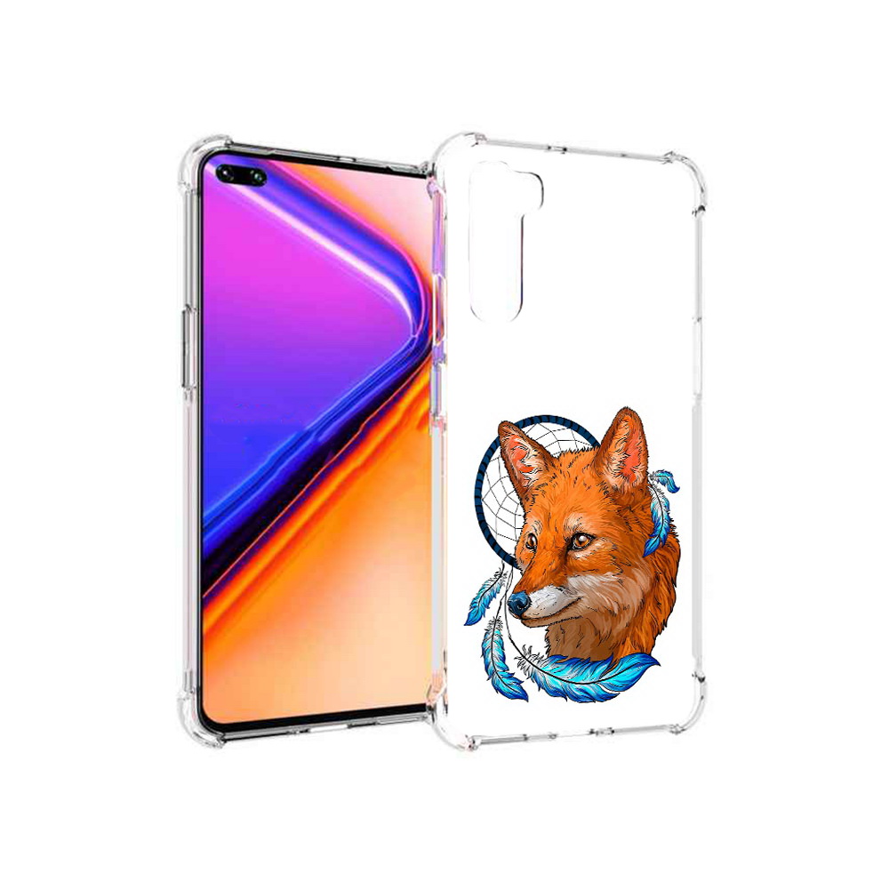 

Чехол MyPads Tocco для OnePlus Nord лиса и ловец снов (PT227045.136.438), Прозрачный, Tocco