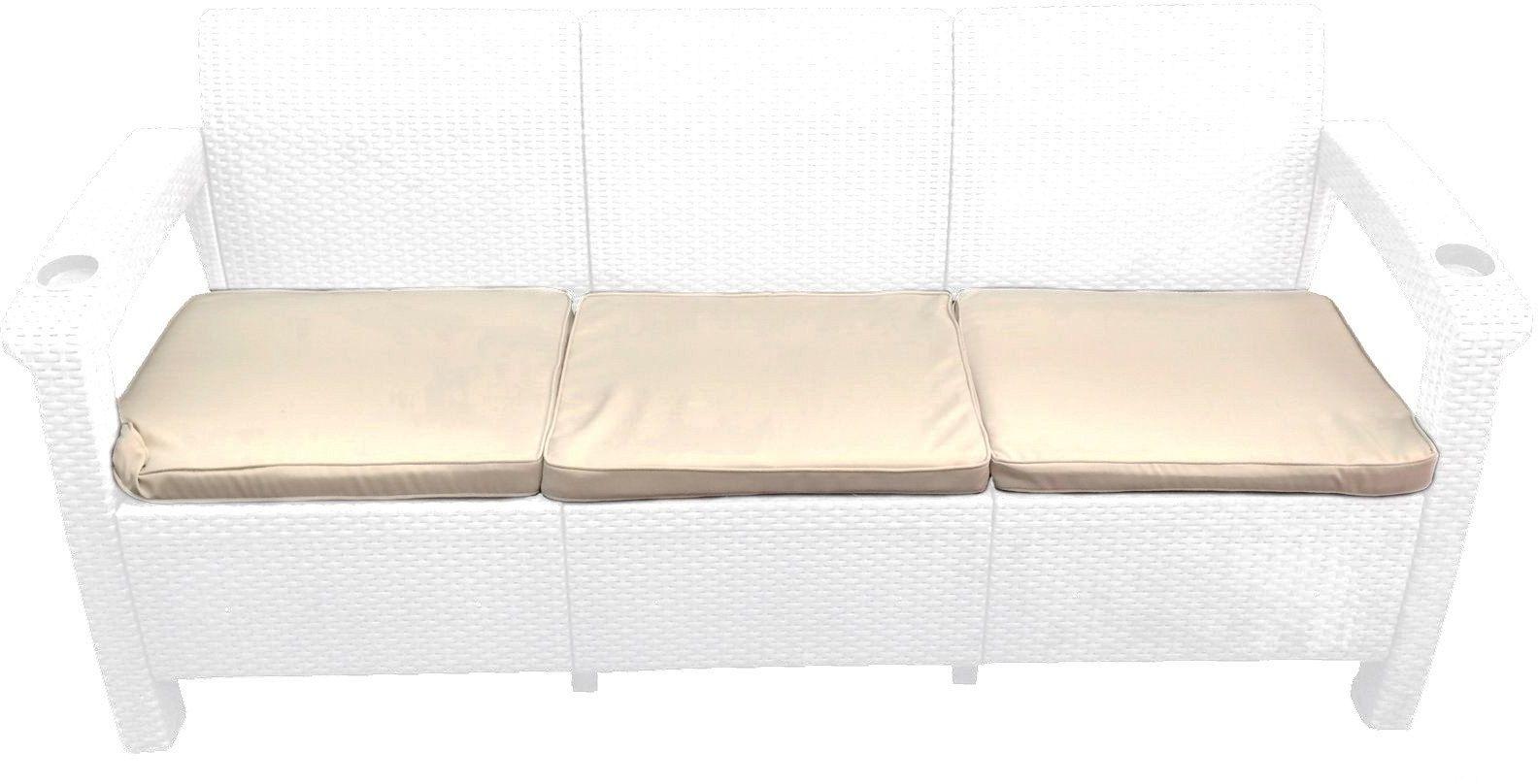 фото Трехместный диван tweet sofa 3 seat белый