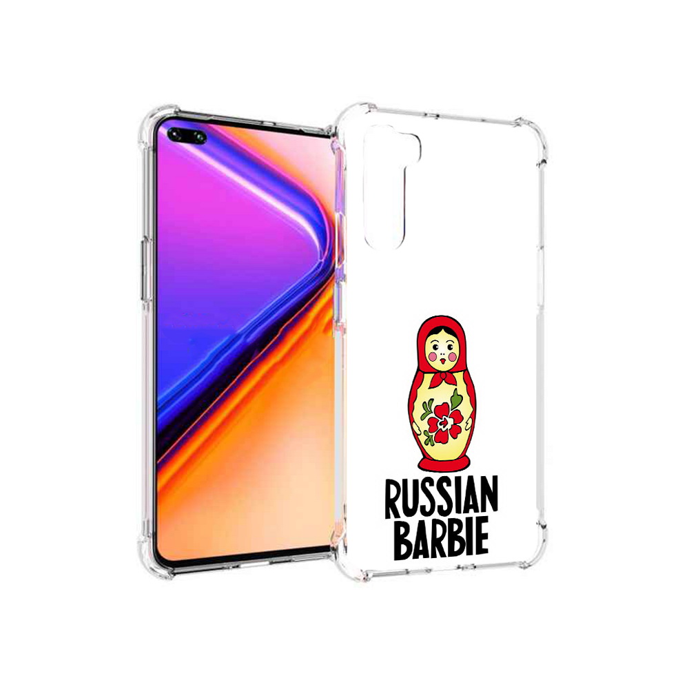 

Чехол MyPads Tocco для OnePlus Nord матрешка (PT227045.136.459), Прозрачный, Tocco