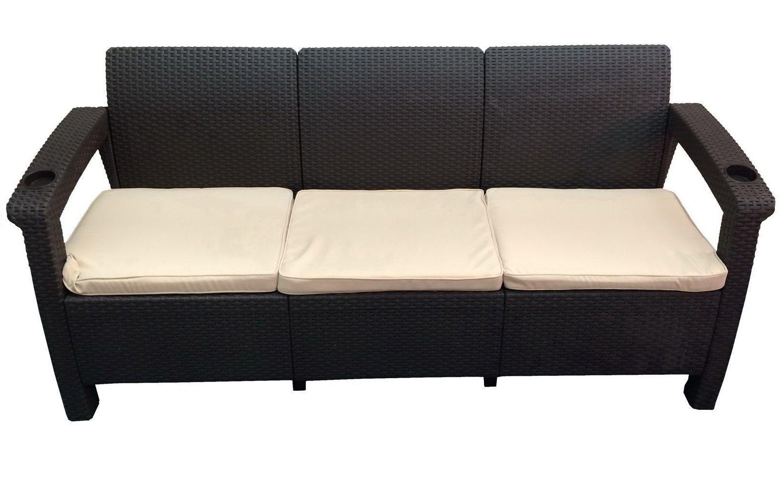 фото Трехместный диван tweet sofa 3 seat венге