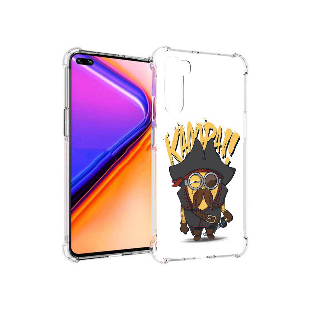 

Чехол MyPads Tocco для OnePlus Nord миньон пират (PT227045.136.476), Прозрачный, Tocco