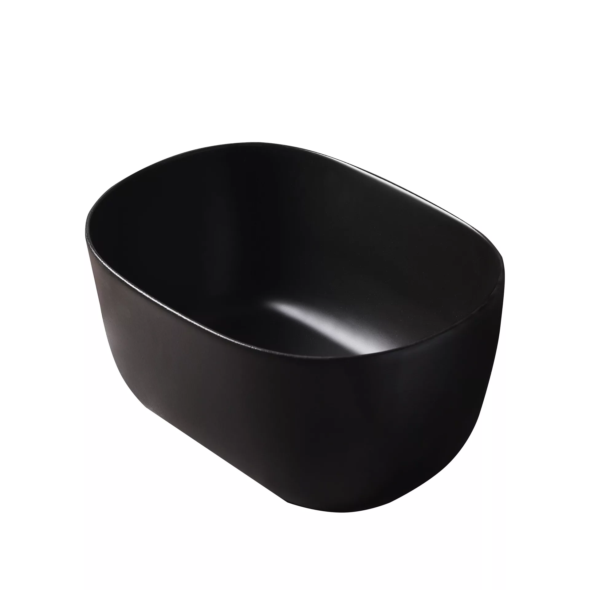 Накладная черная раковина для ванной GiD N9302bg овальная керамческая сковорода 24х14 см на подставке чугун дерево овальная черная бык authentic