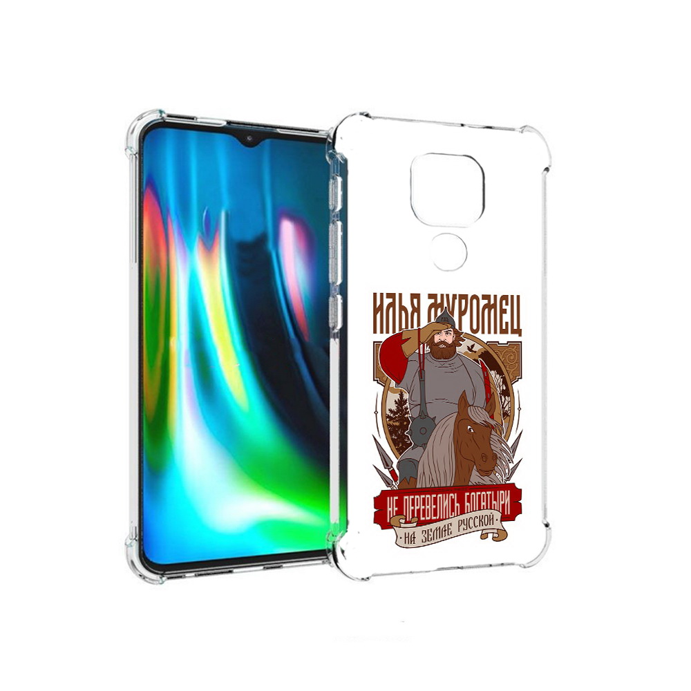 

Чехол MyPads Tocco для Motorola Moto E7 Plus Илья Муромец (PT155921.339.92), Прозрачный, Tocco