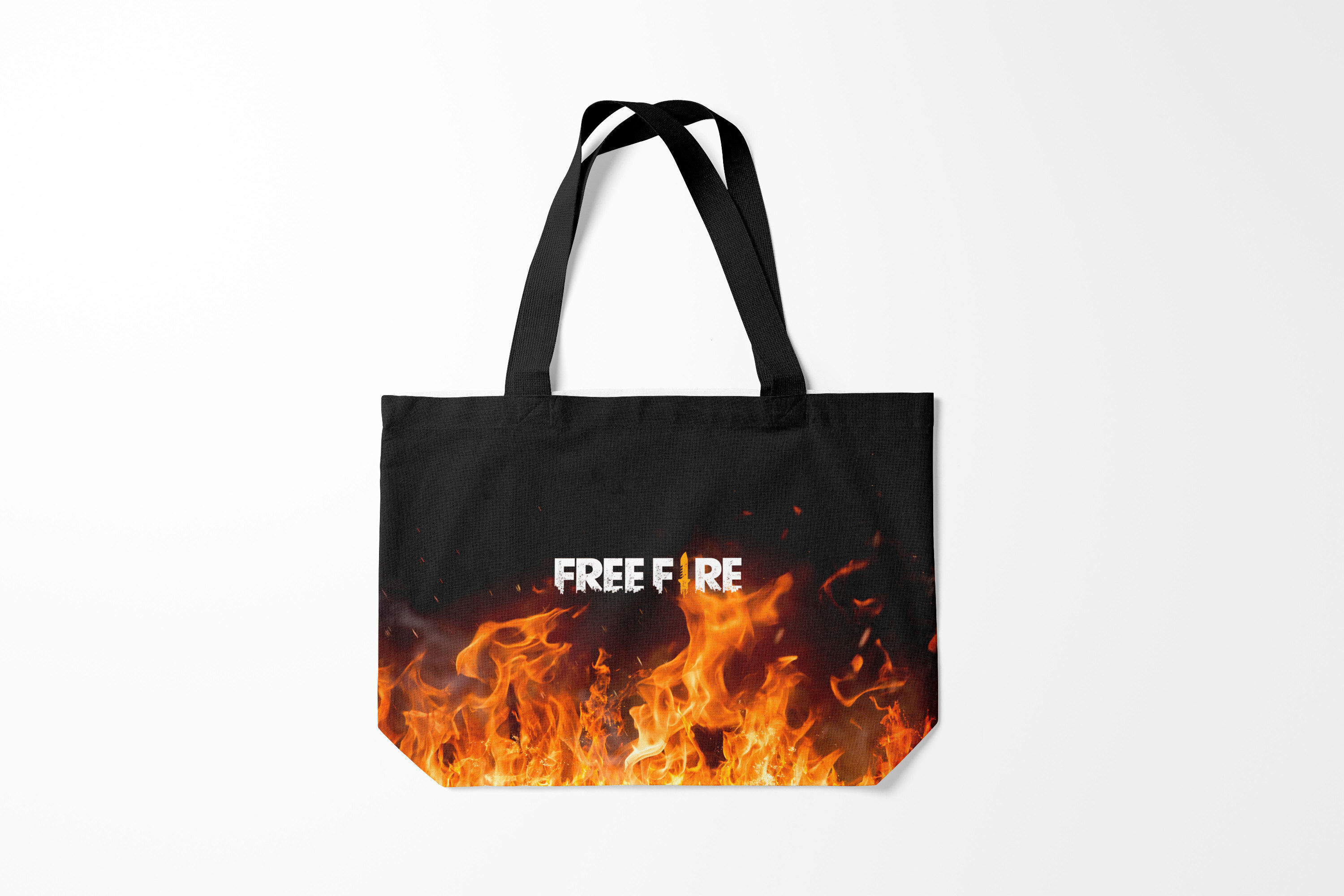 

Сумка шoппер унисекс Burnettie Garena Free Fire, черный, Garena Free Fire